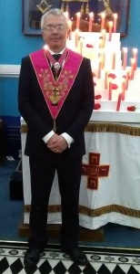 E&P Bro. Tony Goater, the newly installed Most Wise Sovereign of the St. Katharine’s Chapter No. 608.